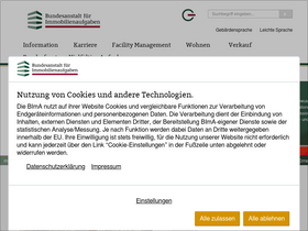 'bundesimmobilien.de' screenshot