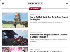 'gamesfuze.com' screenshot