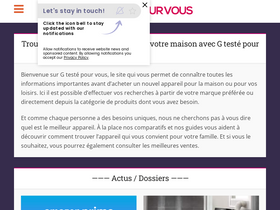 'gtestepourvous.fr' screenshot