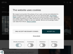 'eposaudio.com' screenshot