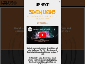 'logjampresents.com' screenshot