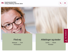 'hospitalsenhedmidt.dk' screenshot