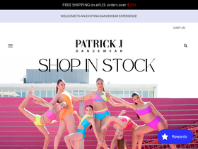patrickjdesign.com homepage screenshot