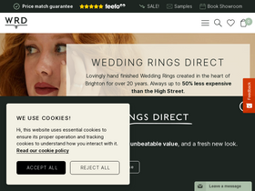 'weddingrings-direct.com' screenshot