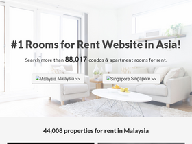 'roomz.asia' screenshot