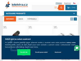 'ielektra.cz' screenshot