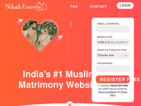 'nikahforever.com' screenshot