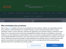 'liepajniekiem.lv' screenshot