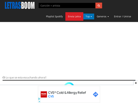 'letrasboom.com' screenshot