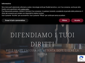 'studiolegaledelalla.it' screenshot