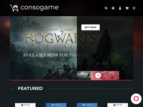 'consogame.com' screenshot