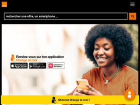 'orange.ci' screenshot