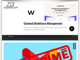 'arobase.org' screenshot