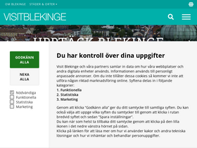 'visitblekinge.se' screenshot