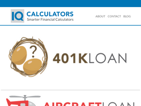 'iqcalculators.com' screenshot