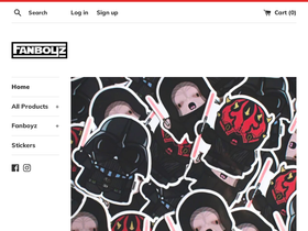 fanboyz.co homepage screenshot