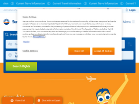 'sunexpress.com' screenshot