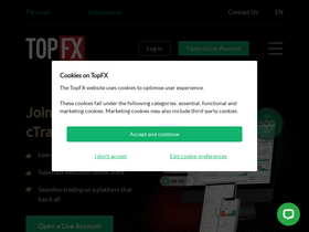 'topfx.com' screenshot