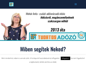 'tudatosadozo.hu' screenshot