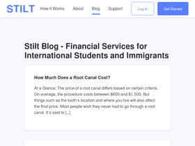 'stilt.com' screenshot