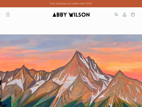 abbywilson.ca homepage screenshot