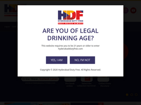 'hyderabaddutyfree.com' screenshot
