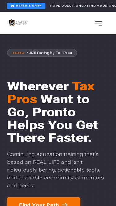 prontotaxschool.com