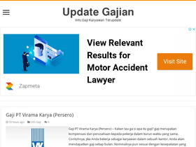 'updategajian.com' screenshot