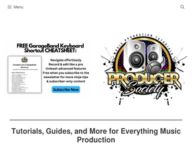 'producersociety.com' screenshot