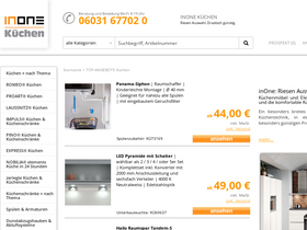 'inone-kuechen.de' screenshot