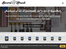 'boardandbrush.com' screenshot