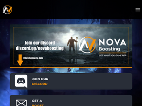 'novaboosting.com' screenshot