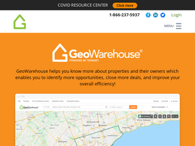 'geowarehouse.ca' screenshot
