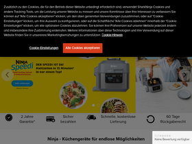 'ninjakitchen.de' screenshot