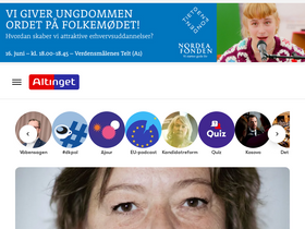 'altinget.dk' screenshot