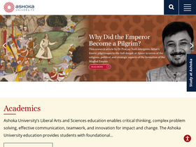'ashoka.edu.in' screenshot