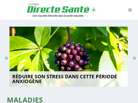 'directe-sante.com' screenshot