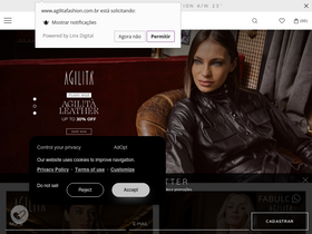 'agilitafashion.com.br' screenshot
