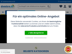 'tauchversand.com' screenshot