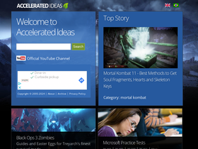 'accelerated-ideas.com' screenshot