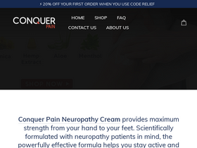conquerproducts.us homepage screenshot