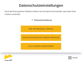 'coburg.de' screenshot
