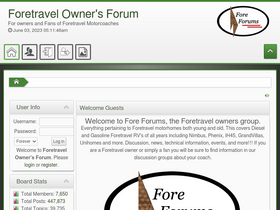 'foreforums.com' screenshot