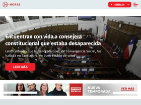 '24horas.cl' screenshot