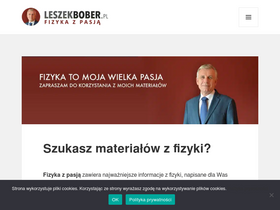 'leszekbober.pl' screenshot