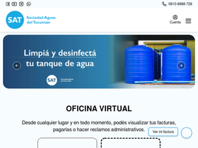 'aguasdeltucuman.com.ar' screenshot