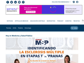 'medicinaysaludpublica.com' screenshot