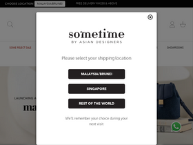 'sometime.asia' screenshot