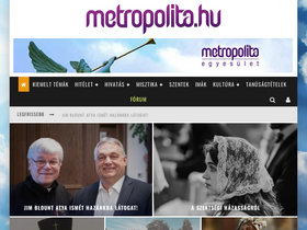 'metropolita.hu' screenshot