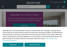 'bademiljo.no' screenshot